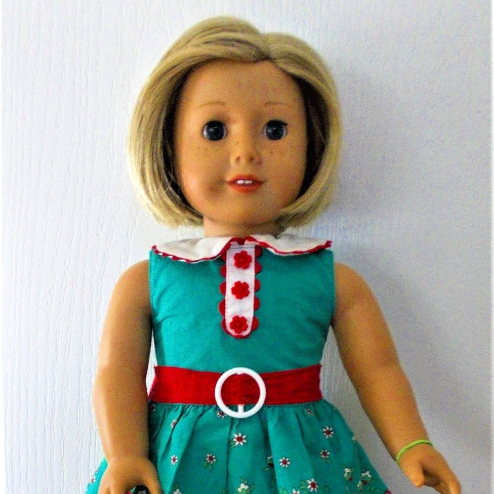 ❤️ American Girl Doll 2014 Kit Kittredge with Be Forever Dress and Shoes